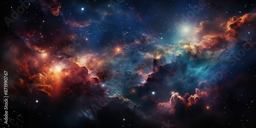 Cosmic Nebula: A Celestial Tapestry of Colors