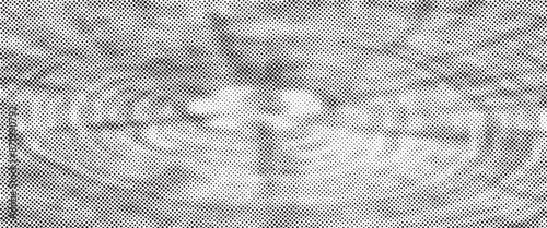 Monochrome gradient halftone dots background. Vector illustration.
