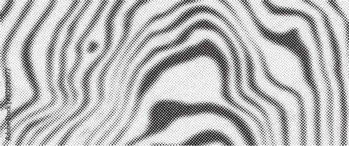 Monochrome gradient halftone dots background. Vector illustration.
