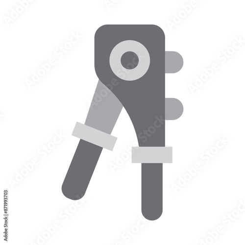 Riveter Vector Flat Icon Design