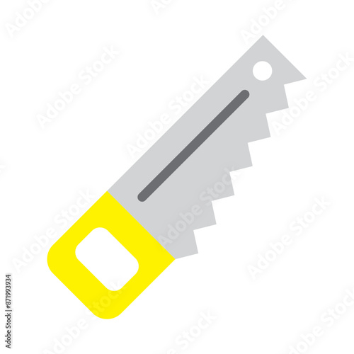 Handsaw Vector Flat Icon Design