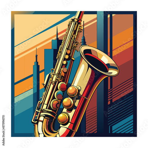 Music instrument vector illustration