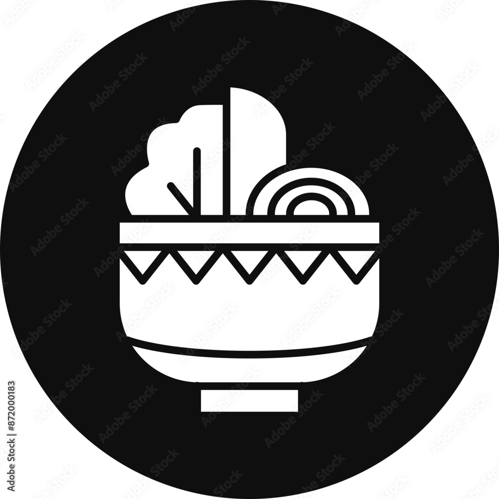 Dietary Food Glyph Black Circle Icon Dietary Food Glyph Black Circle Icon