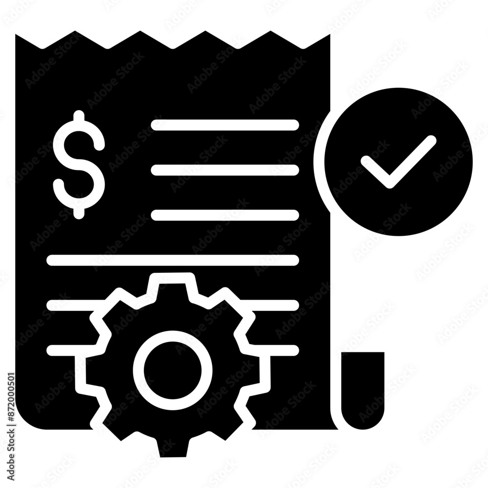 Invoice Processing Icon Element For Design Invoice Processing Icon Element For Design