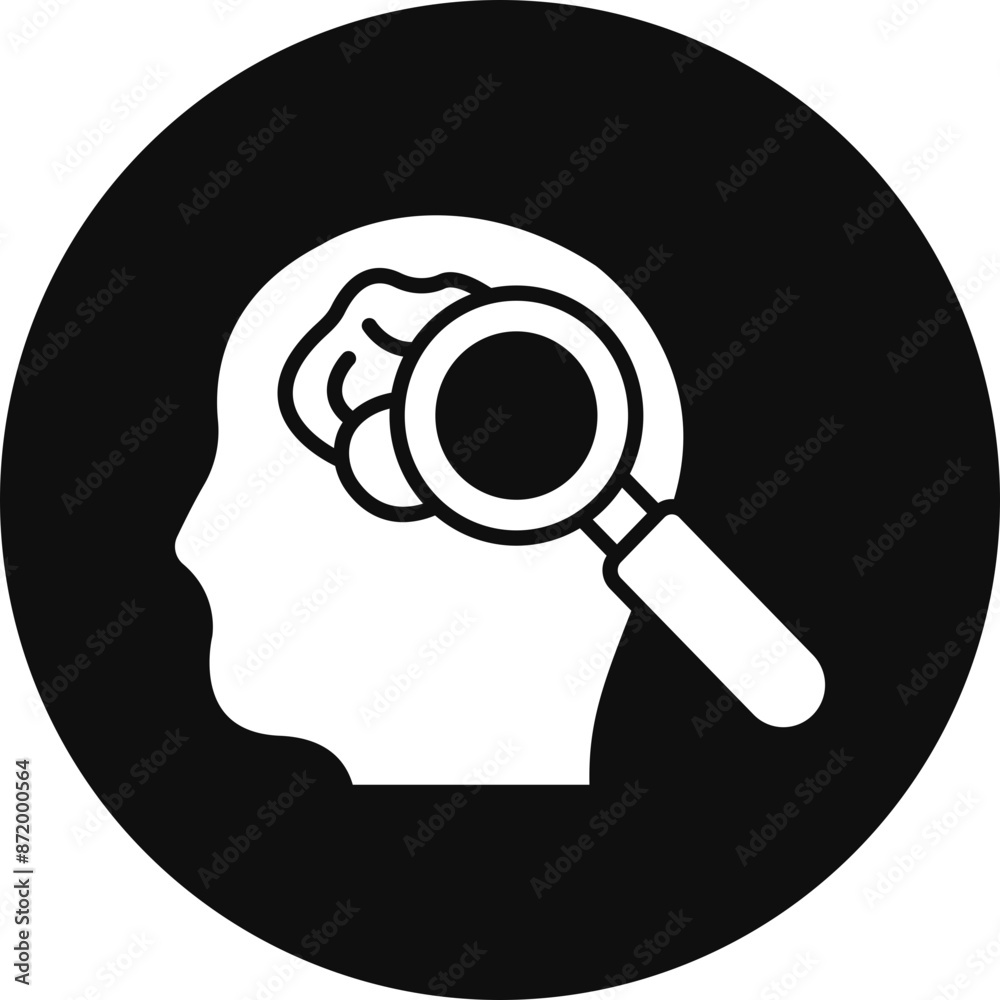 Self Exploration Glyph Black Circle Icon Self Exploration Glyph Black Circle Icon