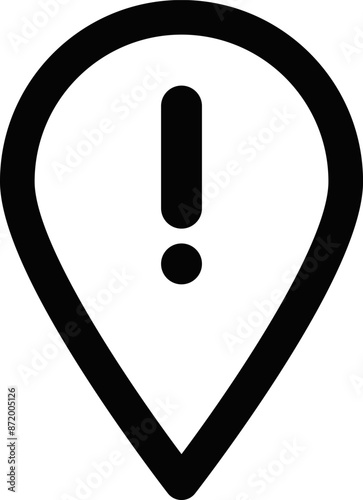 Pin warning icon