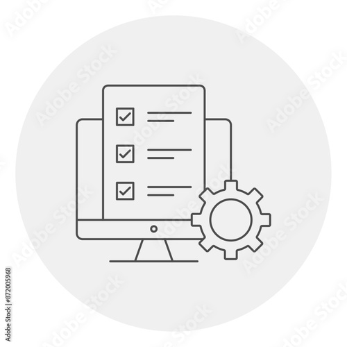 System icon, Optimizing System Performance and Scalability, Advanced System Architecture and Design icon