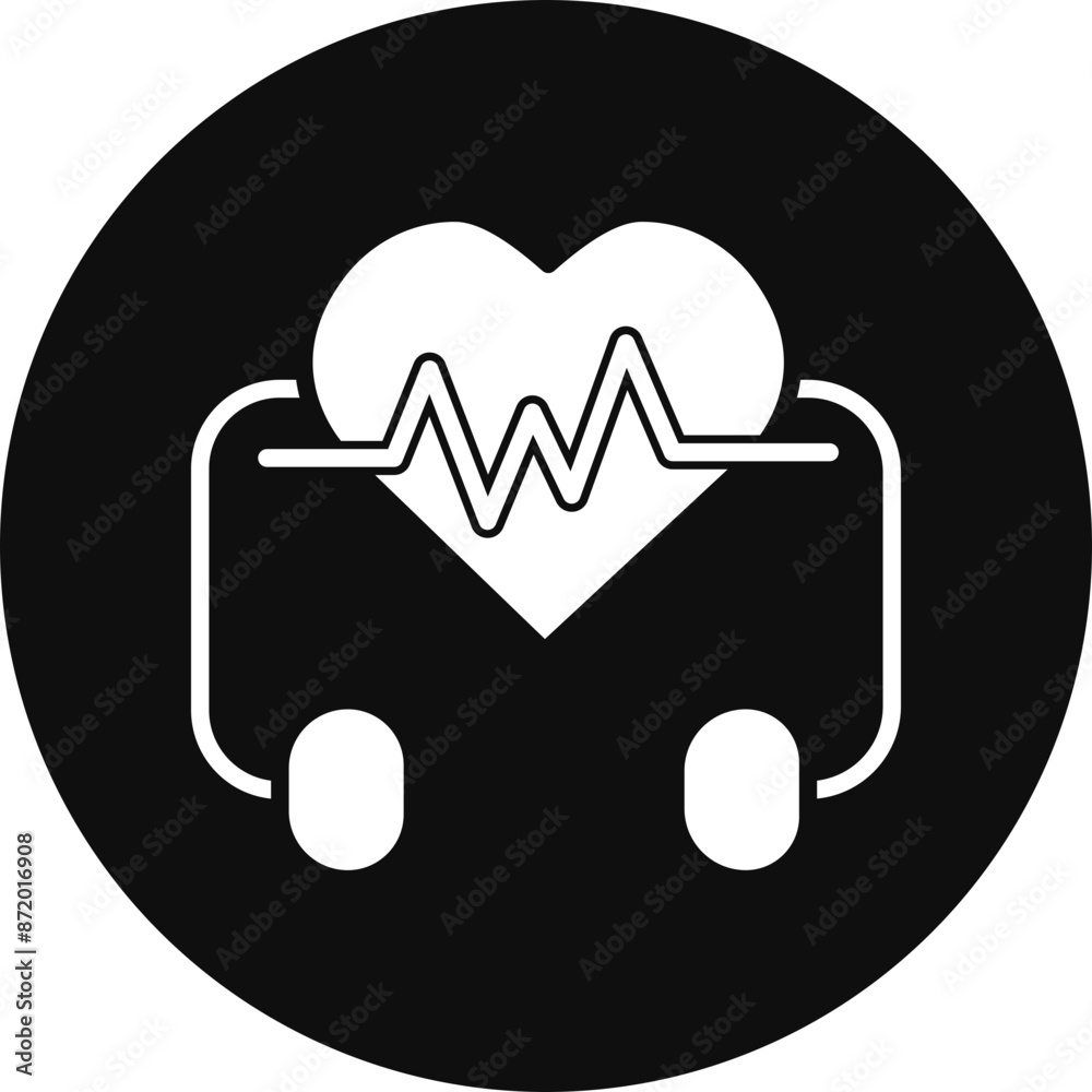 Defribillator Vector Glyph Black Circle Icon Defribillator Vector Glyph Black Circle Icon