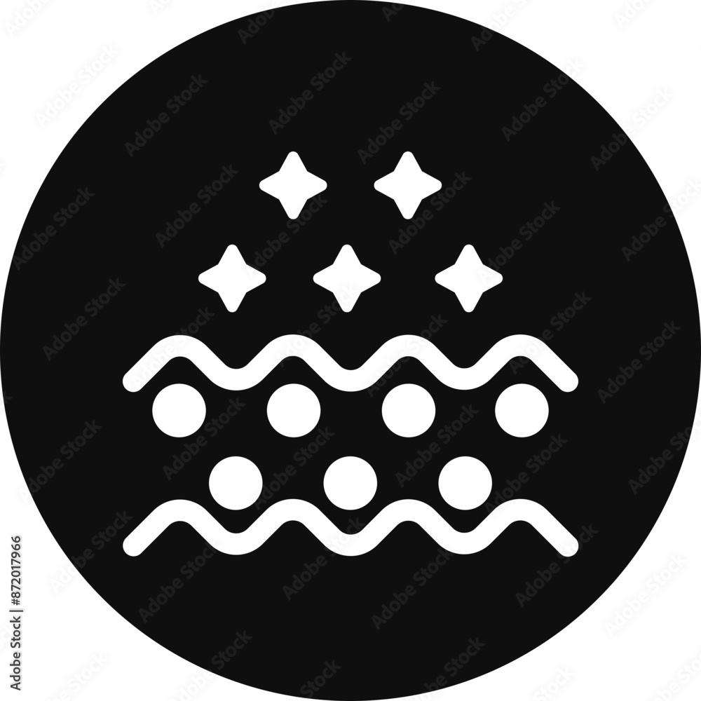 Clean Skin Vector Glyph Black Circle Icon Clean Skin Vector Glyph Black Circle Icon
