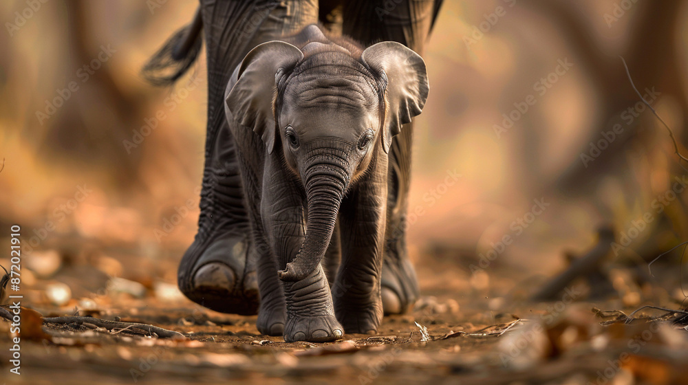 Baby elephant. Baby elephant.