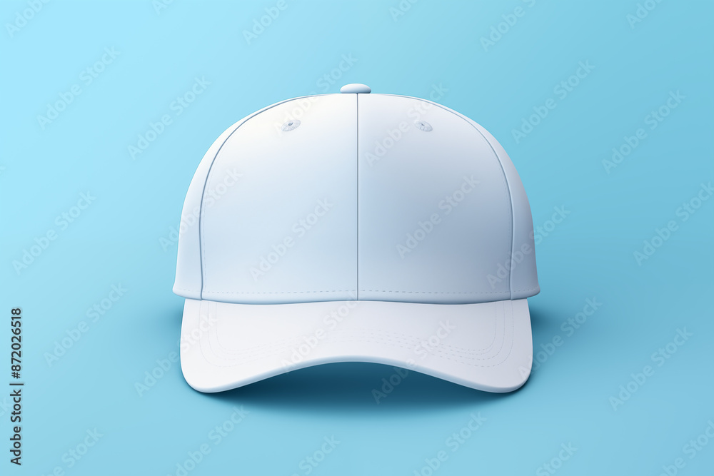 3d rendering of white baseball cap mockup on gradient background for design presentation template 3d rendering of white baseball cap mockup on gradient background for design presentation template