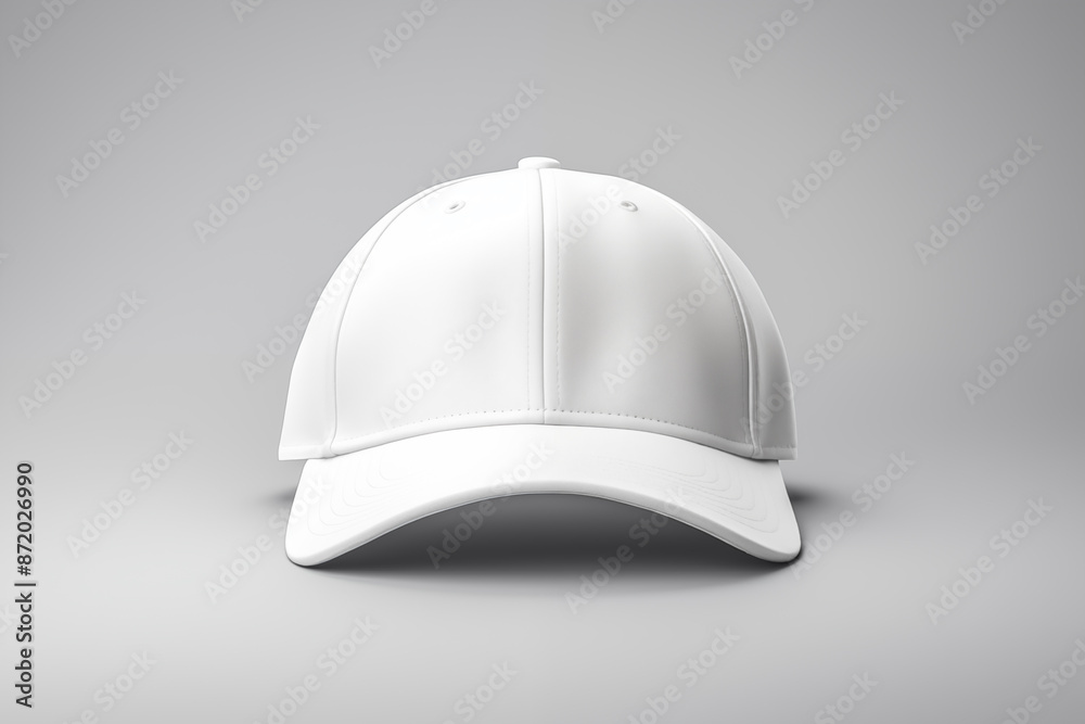 3d rendering of white baseball cap mockup on gradient background for design presentation template 3d rendering of white baseball cap mockup on gradient background for design presentation template
