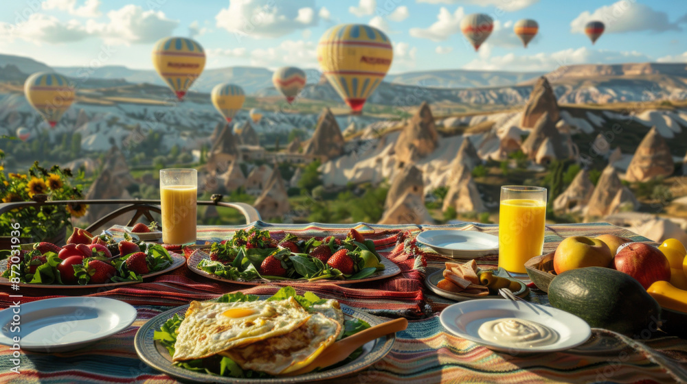Cappadocia Breakfast With Hot Air Balloons Cappadocia Breakfast With Hot Air Balloons