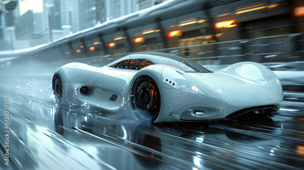 Design a series of futuristic vehicles powered by hydrogen fuel cells and electric batteries, zooming past traditional gas-guzzling cars and Design a series of futuristic vehicles powered by hydrogen fuel cells and electric batteries, zooming past traditional gas-guzzling cars and