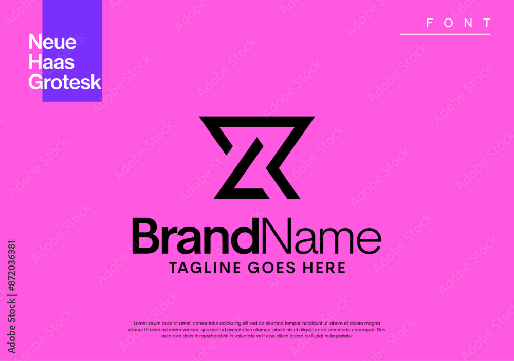 minimal line design initial logo letter L R minimal line design initial logo letter L R