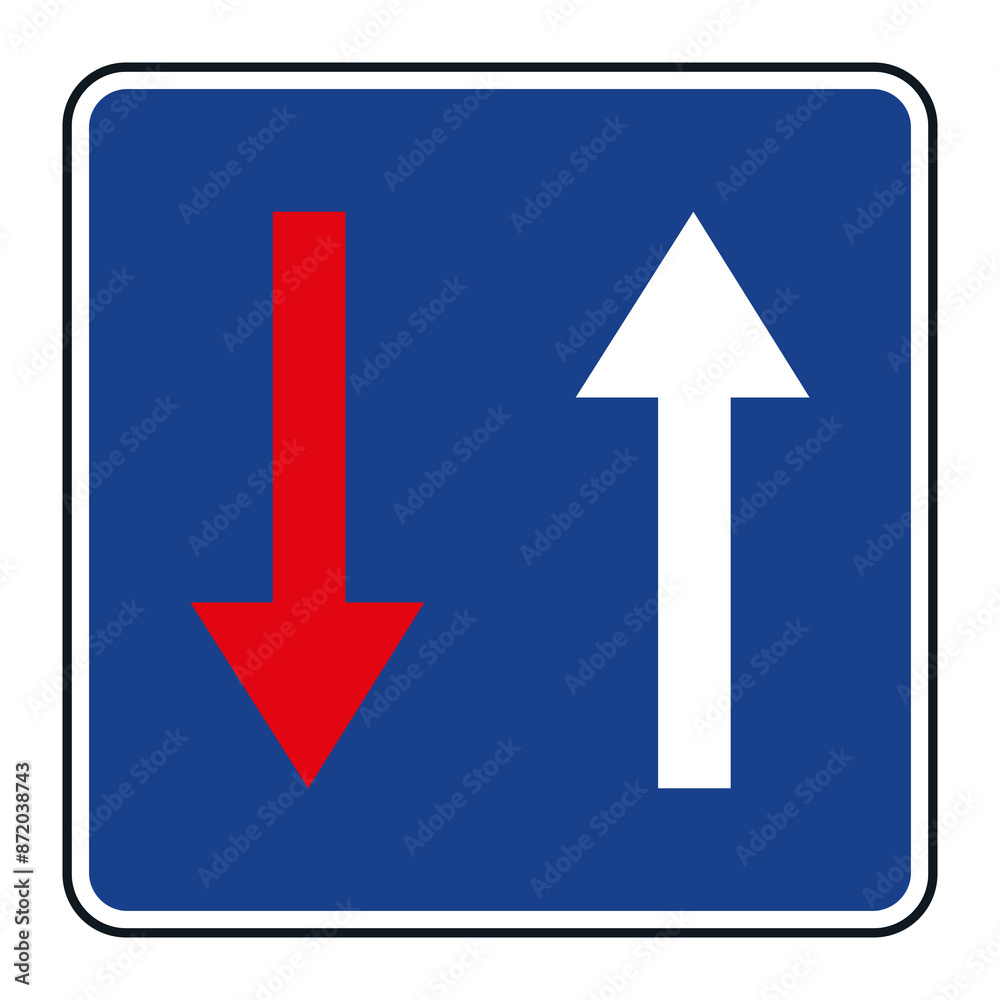 PRIORITY SIGNAL, R-6 - Priority over oncoming vehicles - PNG PRIORITY SIGNAL, R-6 - Priority over oncoming vehicles - PNG