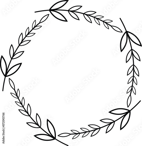 Wallpaper Mural wedding Set of elegant floral logo elements. design vector file  Torontodigital.ca
