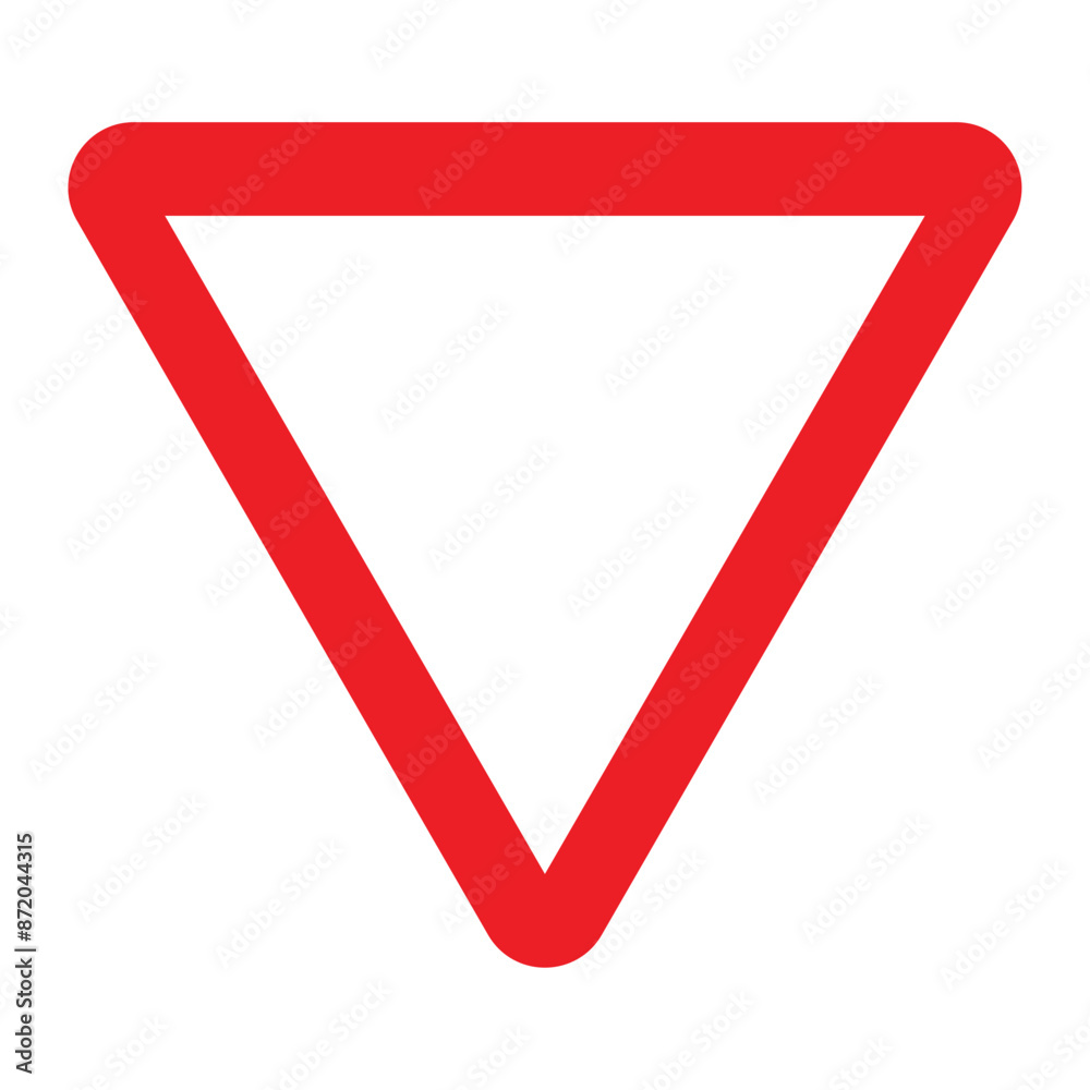 PRIORITY SIGNAL, R-1 - Yield - Give way PRIORITY SIGNAL, R-1 - Yield - Give way