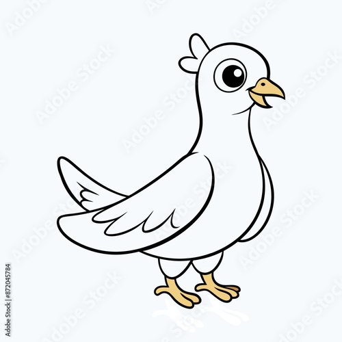 Cartoon Dove