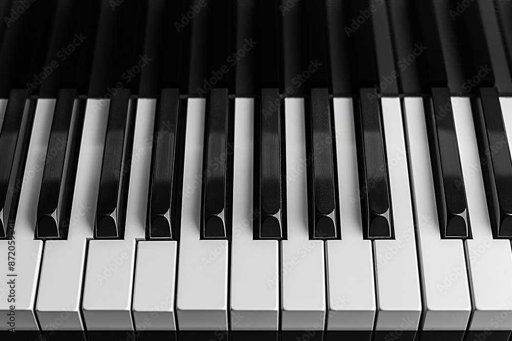 Close up Classic grand piano keyboard black and white keys piano Close up Classic grand piano keyboard black and white keys piano