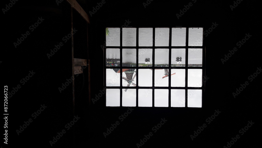behind the window behind the window