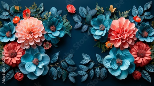 Wallpaper Mural Floral Bouquet Decorative Design Torontodigital.ca
