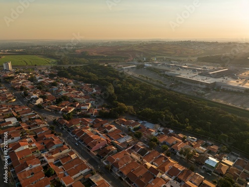 Foto aérea da cidade de Campinas, uma das maiores cidades do estado de São Paulo photo