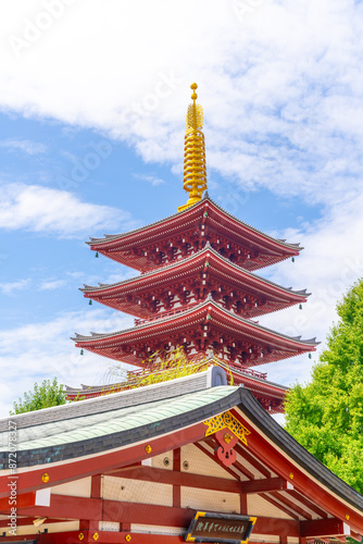 Photography Tokyo City, Sensoji Temple, Asakusa district, Japan, Asia