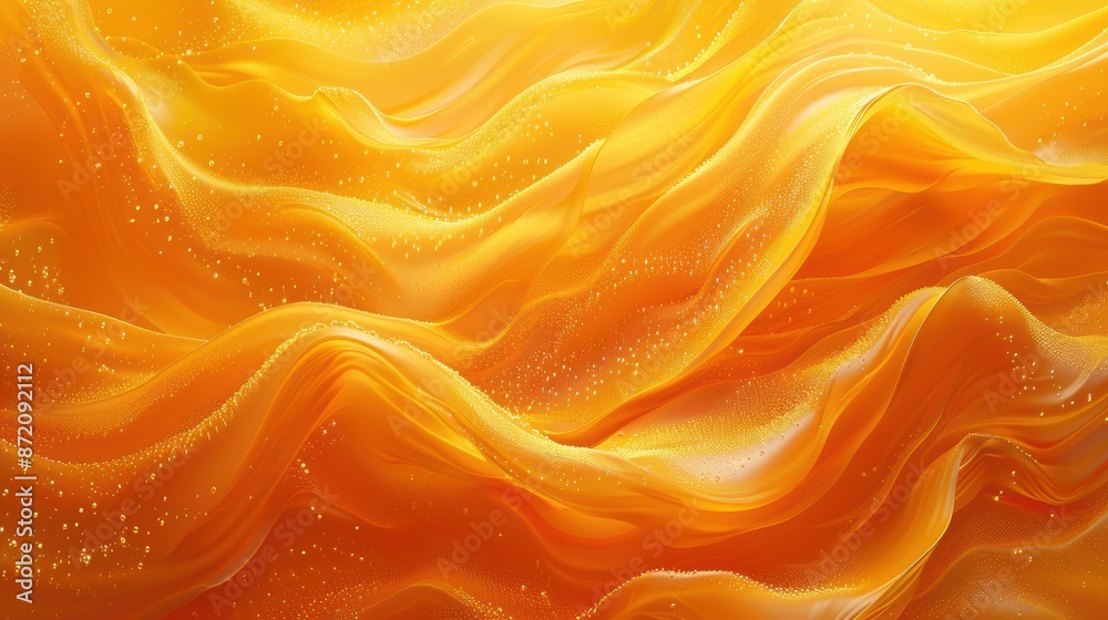 Abstract background with yellow and minimal flowing lines. Abstract background with yellow and minimal flowing lines.