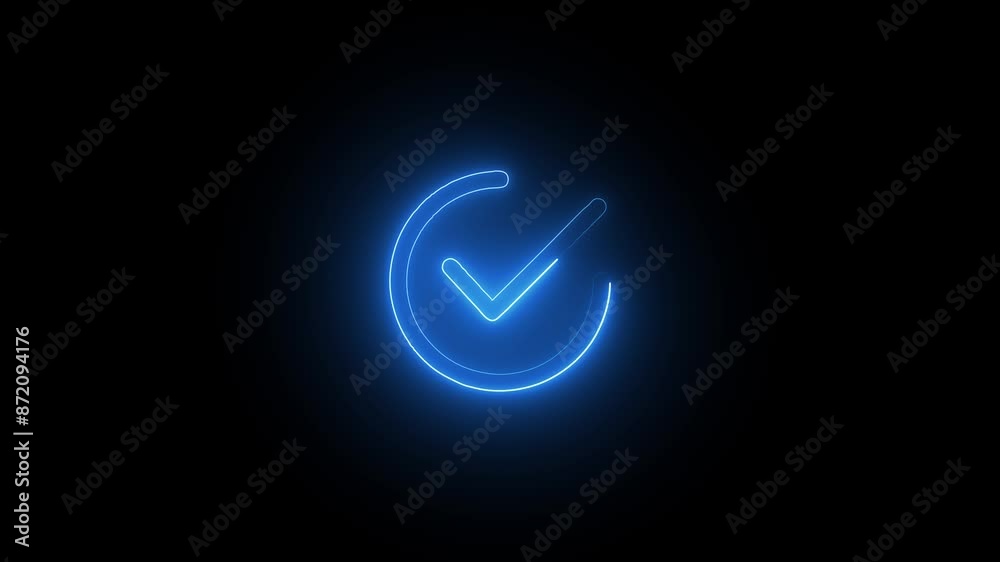 Search by image or videoNeon check mark symbol. Success mark icon animation. 4K stock video Search by image or videoNeon check mark symbol. Success mark icon animation. 4K stock video
