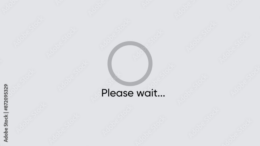 Please Wait Loading Circle on Device Screen Digital Display of Web Page Website. Computer Software Monitor Viewpoint of Loading Processing File, Video, Music, Data. 4K stock video Please Wait Loading Circle on Device Screen Digital Display of Web Page Website. Computer Software Monitor Viewpoint of Loading Processing File, Video, Music, Data. 4K stock video