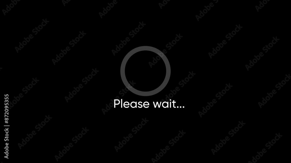 Please Wait Loading Circle on Device Screen Digital Display of Web Page Website. Computer Software Monitor Viewpoint of Loading Processing File, Video, Music, Data. 4K stock video Please Wait Loading Circle on Device Screen Digital Display of Web Page Website. Computer Software Monitor Viewpoint of Loading Processing File, Video, Music, Data. 4K stock video