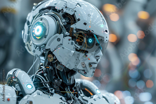 AI and Robotics unveiled: Visual journey through cutting-edge technology showcases industry transformations and futuristic applications, offering glimpse into tomorrow's innovations © Natchaya
