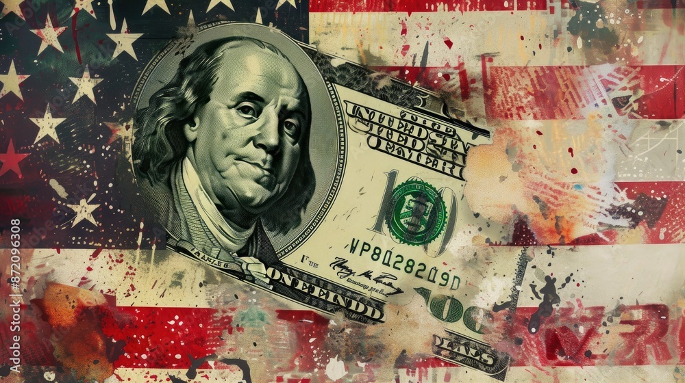 custom made wallpaper toronto digitalArtistic Interpretation of American Economic Hegemony