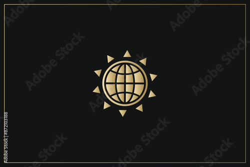 Global Networking Marketing Trading Logo