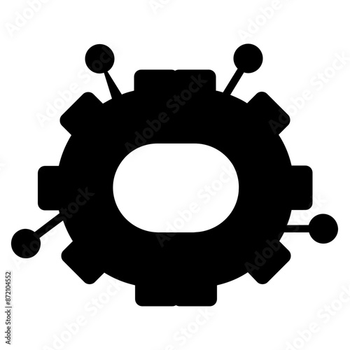 Wallpaper Mural illustration of a gear Torontodigital.ca