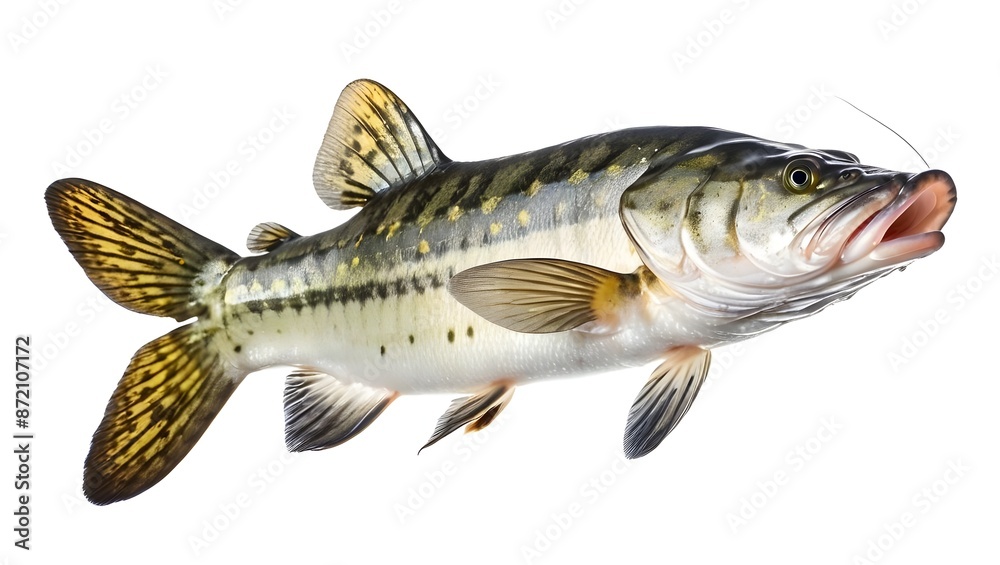 catfish isolated on white background, fish on a white background catfish isolated on white background, fish on a white background