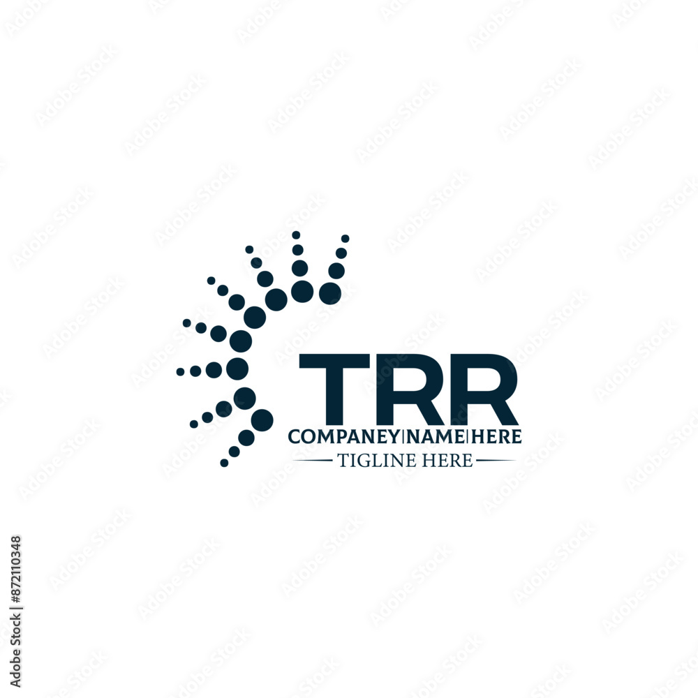Obraz premium TRR logo. T R R design. White TRR letter. TRR, T R R letter logo design. T R R letter logo design in GOLD, GOLDEN LOGO, THREE, style. letter logo set in one artboard. T R R letter logo vector design. 