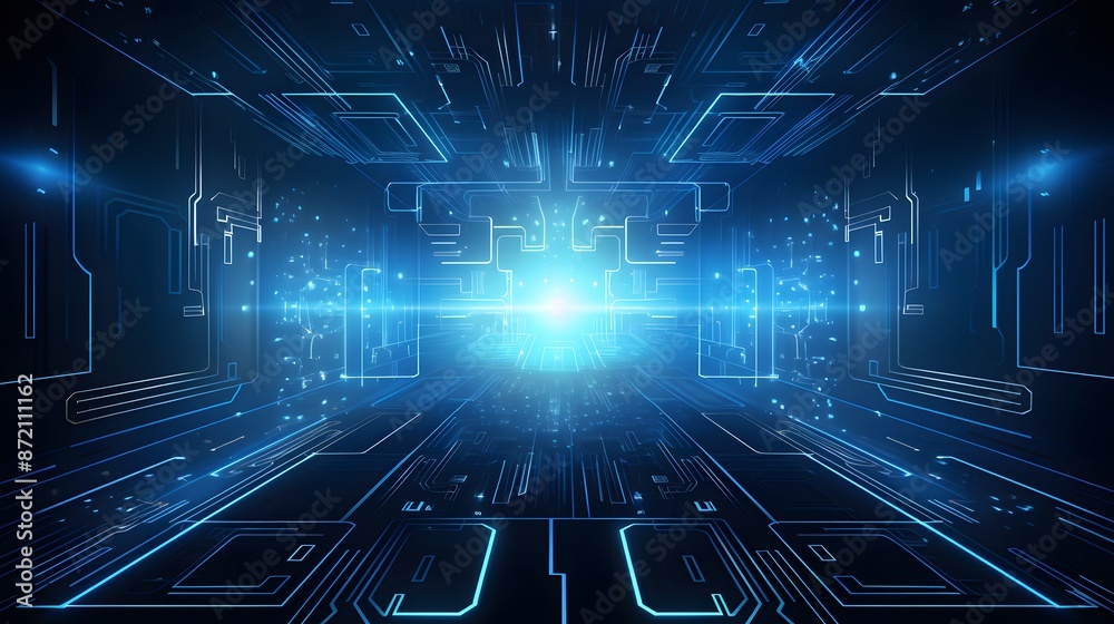 Abstract technology background Hi-tech communication concept futuristic digital innovation background vector illustration
Abstract technology background Hi-tech communication concept futuristic digital innovation background vector illustration