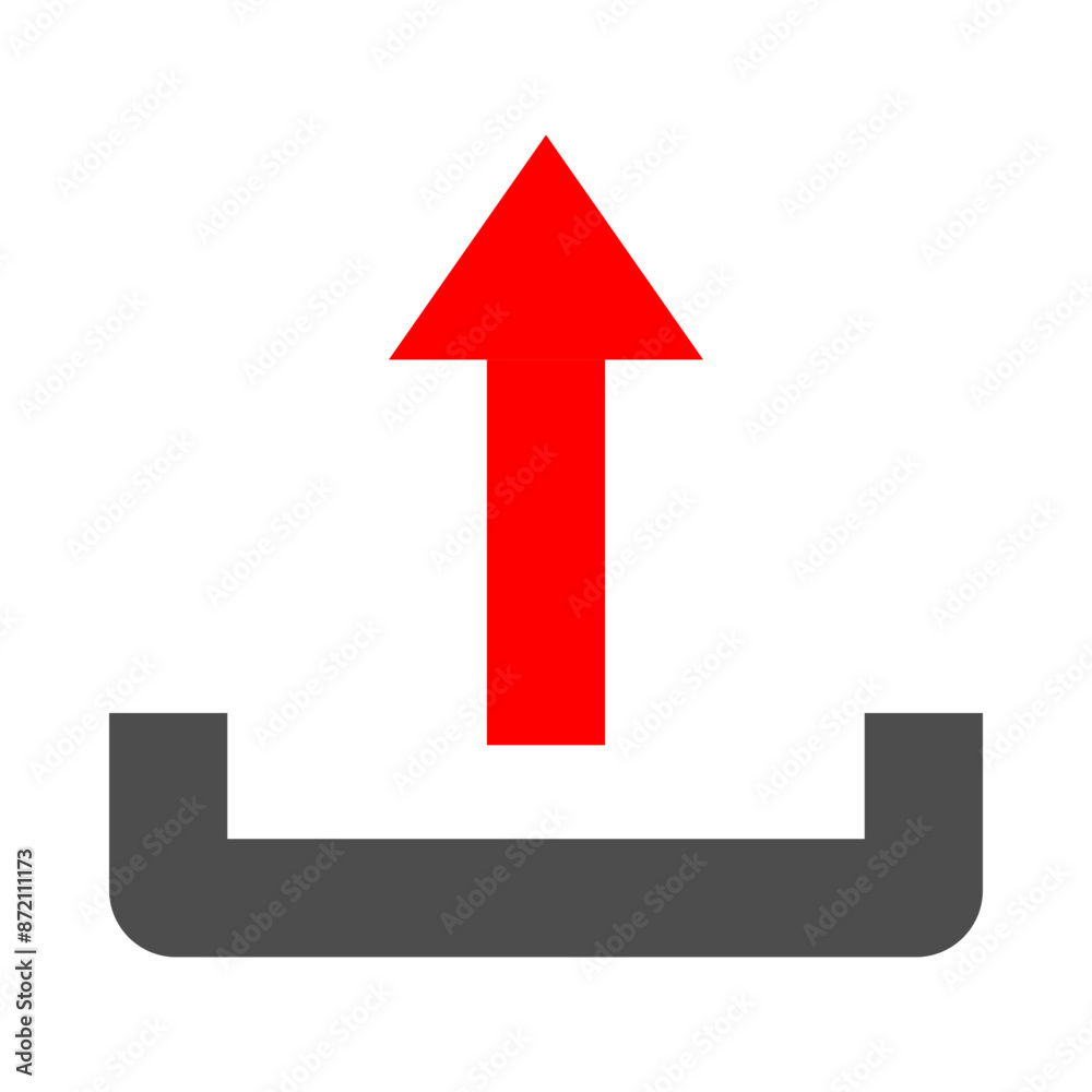Upload Vector Flat Icon Design Upload Vector Flat Icon Design
