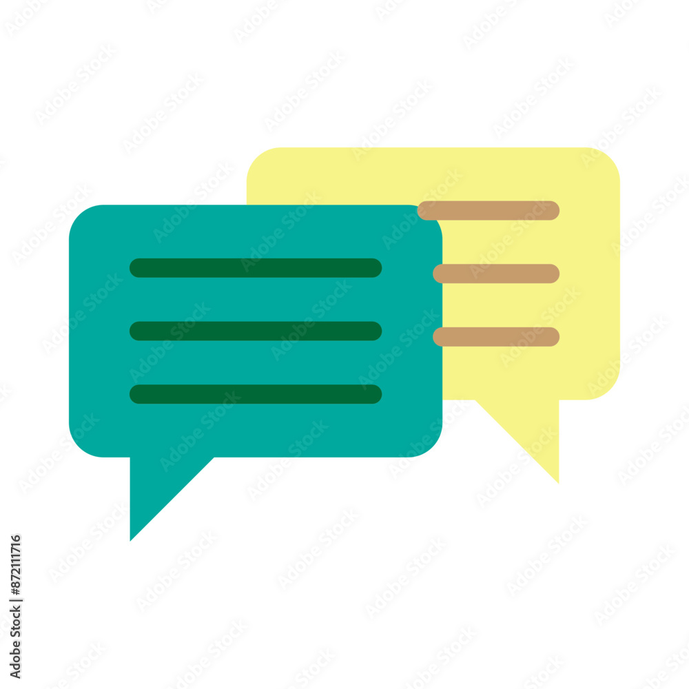 Communication Vector Flat Icon Design Communication Vector Flat Icon Design