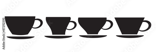 Wallpaper Mural Coffee cup icons set. Coffee cup icon. Coffee vector icon. Tea Torontodigital.ca
