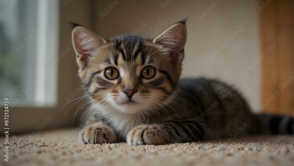 The mischievous antics of a curious kitten exploring its new home ai_generated The mischievous antics of a curious kitten exploring its new home ai_generated