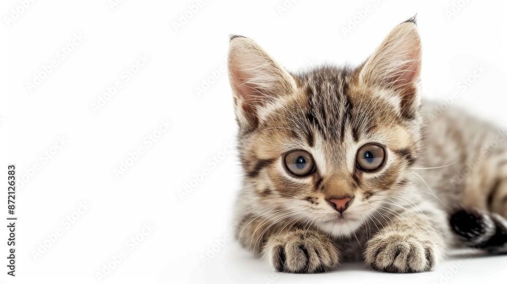 Cat isolated on white background Cat isolated on white background