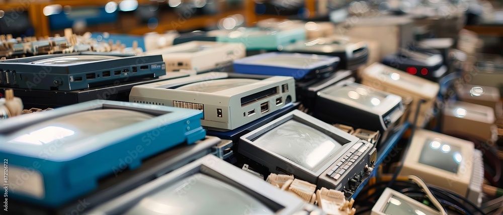 Biodegradable Electronics Reducing EWaste, add copyspace for text Biodegradable Electronics Reducing EWaste, add copyspace for text