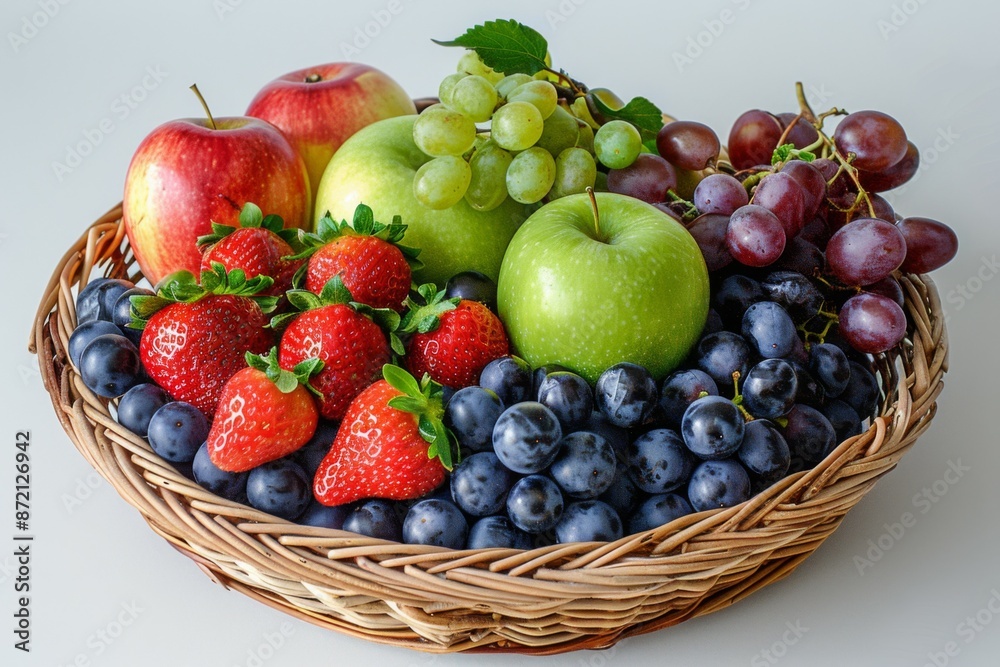 Basket of Fresh Fruits Basket of Fresh Fruits
