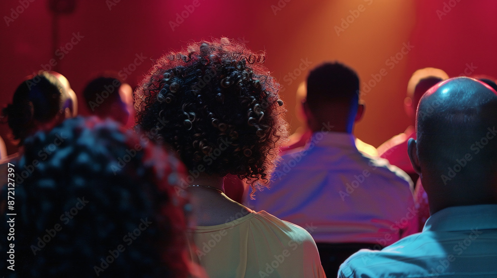 Cinematic Still: Audience Watching a Game Show Cinematic Still: Audience Watching a Game Show