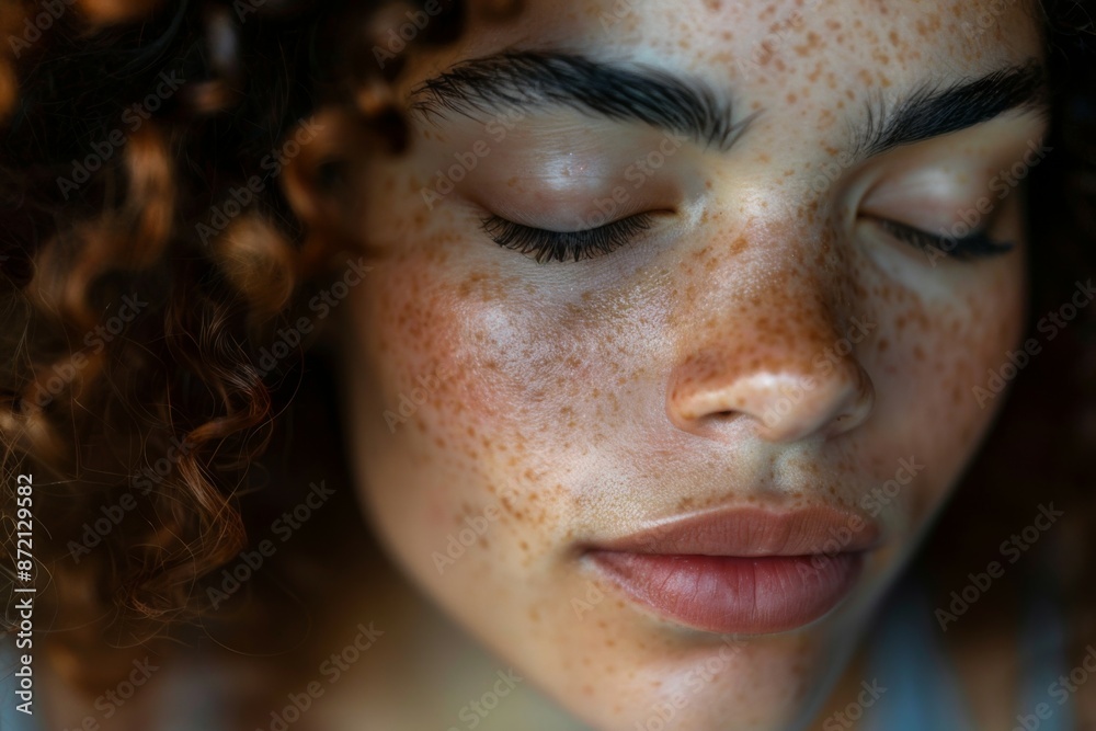 Close-up Portrait of Natural Beauty