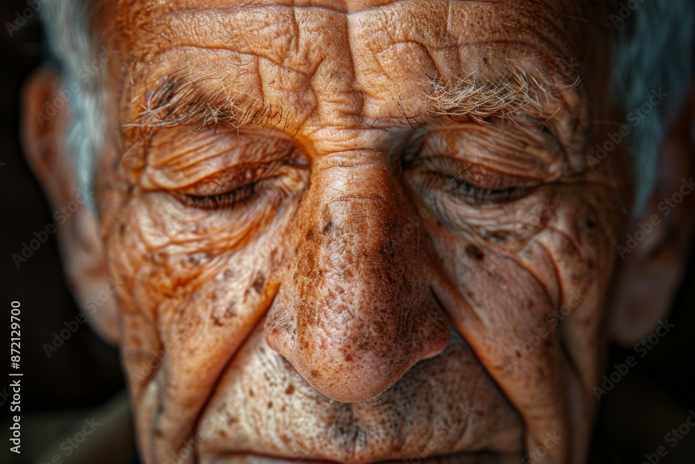 Portrait of an elderly man Portrait of an elderly man