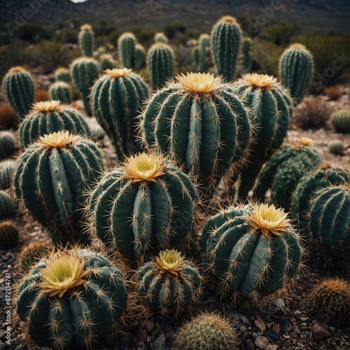 Cactus Blooms: The Brilliant Colors of Desert Flowers photo